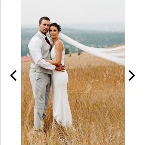 Minimalist Wedding Dress NWT